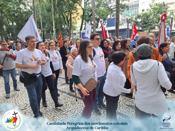 Caminhada Peregrina dos movimentos eclesiais da ArquidiocesE